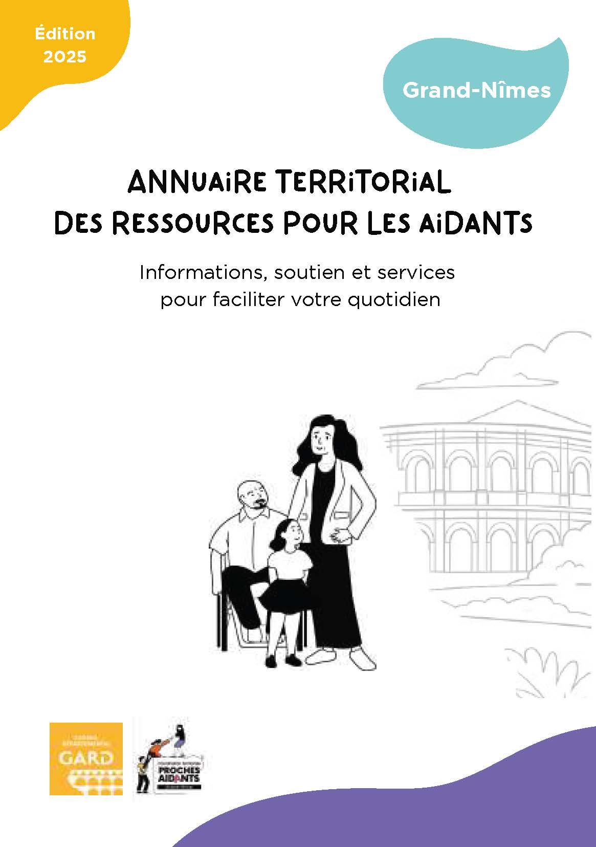 Aperçu de couverture : Annuaire territorial des ressources pour les aidants – Grand Nîmes