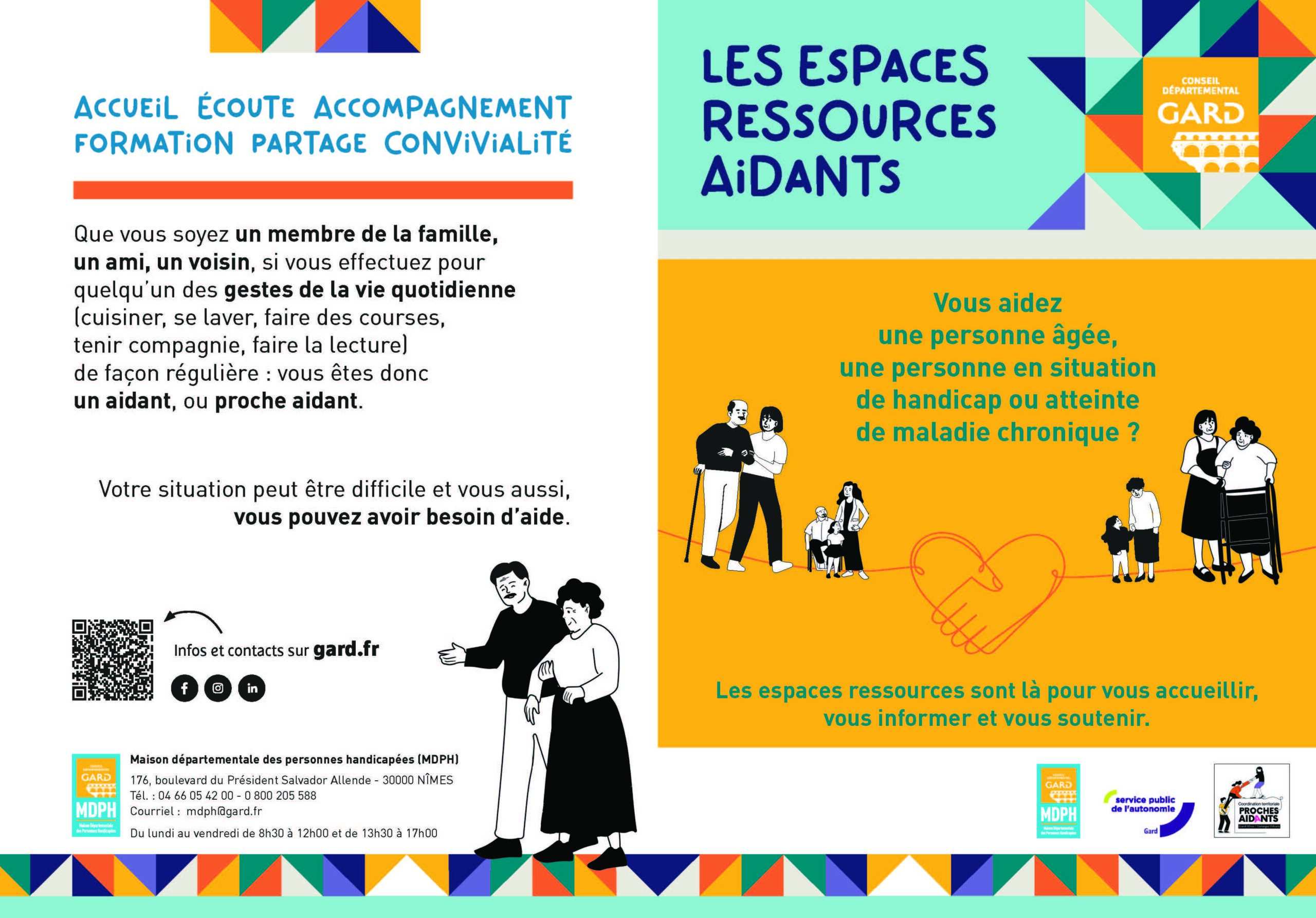 Aperçu du flyer : Espaces Ressources Aidants